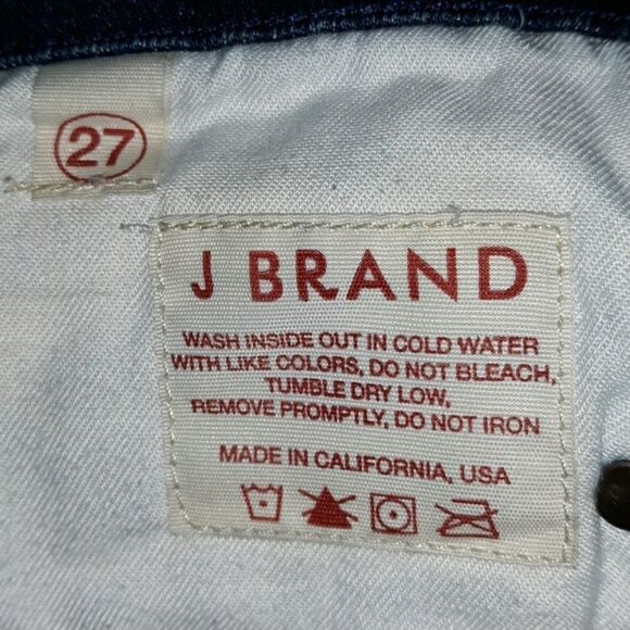 J Brand The Deal Skinny Leg Jeans 27 Side Zip - Picture 7 of 8